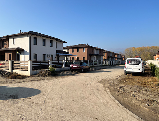 Dunaliget lakópark ikerházak