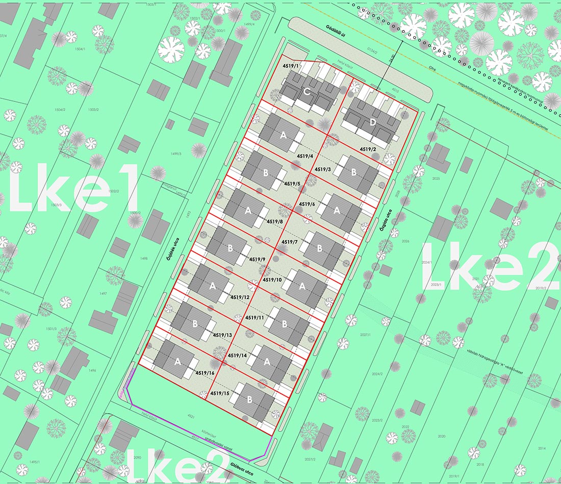 Magiszter Home hazak elhelyezkedes